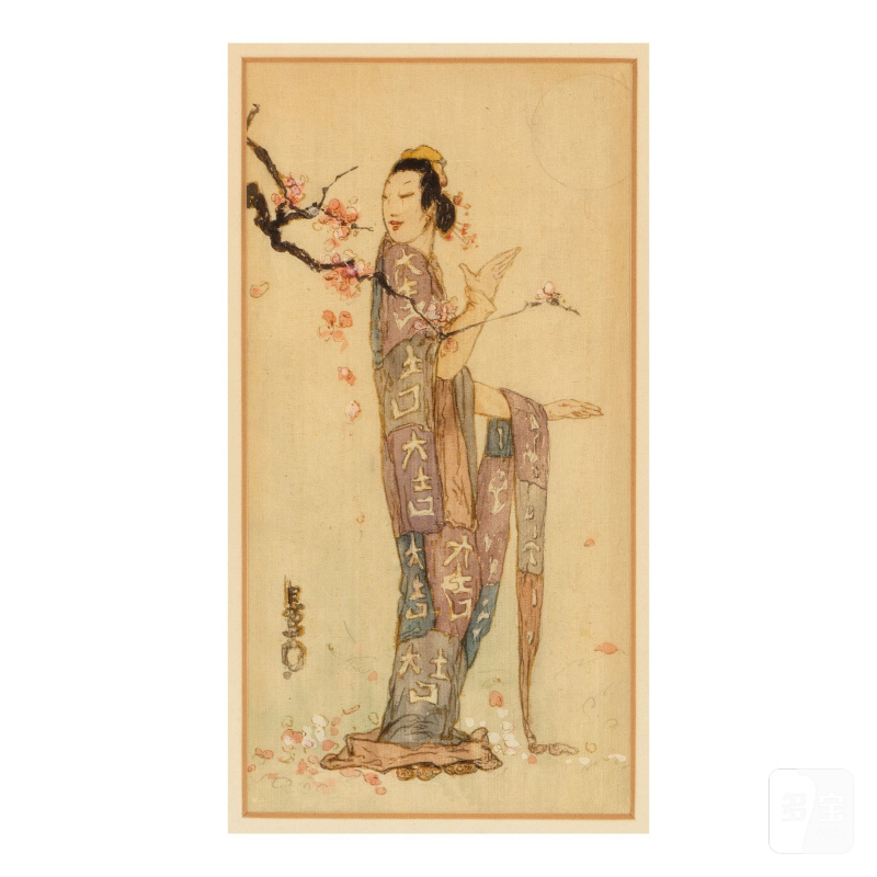 艾倫與西蒙·哈特曼伉儷珍藏 | NINE JAPANESE SUBJECT HAND-COLORED PRINTS - 图2
